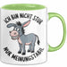 Eselbauer Esel Tier Tasse Geschenk Lustige Geschenkidee Spruch Ich Bin Nicht Stur Nur Meinungsstabil Grün Trendation