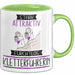 Kletterführerin Tasse Geschenk Becher Stark Attraktiv Furchtlos Kletterführerin Lustige Geschenkidee Grün Trendation