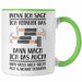 Trendation - Handwerker Tasse mit Spruch Geschenke für Handwerk Kaffeebecher KFZ Mechaniker Mechatroniker Grün Trendation