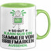 SammlervonBriefmarken Geschenk Tasse So Gut Kann Nur Ein SammlervonBriefmarken Aussehen Geschenkidee Kaffee-Becher Grün Trendation