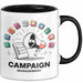 Kampagnen Manager Tasse Geschenk Lustige Geschenkidee Spruch Für Politische Strategen Trendation
