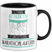 Marathonläuferin Tasse Geschenk Becher Stark Attraktiv Furchtlos Marathonläuferin Lustige Geschenkidee Trendation