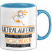 Ultraläuferin Weil Es Keinen Schöneren Beruf Gibt Tasse Geschenk für Eine Ultraläuferin Lustig Blau Trendation