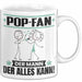 Pop-Fan Tasse Geschenk für Pop-Fan Der Mann Der Alles Kann Geschenkidee zum Geburtstag Weiß Trendation