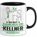 Kellner Geschenk Tasse So Gut Kann Nur Ein Kellner Aussehen Geschenkidee Kaffee-Becher Schwarz Trendation