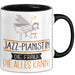 Jazz-Pianistin Geschenk Tasse Becher Die Frau Die Allen Kann Geschenkidee für eine Jazz-Pianistin Lustig Trendation