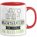 Musikberaterin Geschenk Tasse Becher Die Frau Die Allen Kann Geschenkidee für eine Musikberaterin Lustig Rot Trendation