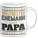 Lustige Tasse Geschenk Weltbester Ehemann Und Papa Becher Weiß Trendation
