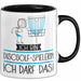 Geschenk für Discgolf-Spielerin Tasse Lustige Geschenkidee Geburtstag Ich Bin Discgolf-Spielerin Ich Darf Das Trendation