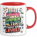 Gamer Geburtstag Tasse Geschenkidee Ein Gamer Steigt Auf Rot Trendation