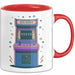 Arcade Enthusiast Tasse Geschenk Lustige Geschenkidee Spruch Für Highscore Jäger Rot Trendation