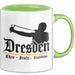 Dresden Fußball Tasse Geschenk Lustige Geschenkidee Spruch Ehre Stolz Tradition Grün Trendation