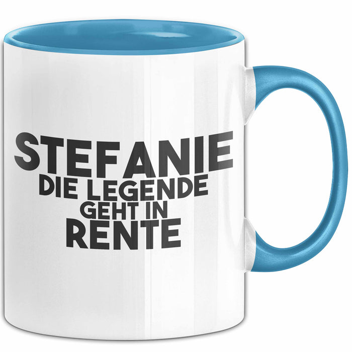 Stefanie Tasse Stefanie – Die Legende Geht In Rente Geschenk