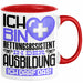 Rettungsassistent Ausbildung Tasse Geschenk Ich Bin Rettungsassistent In Der Ausbildung Ich Darf Das Geschenkidee Spruch Rot Trendation