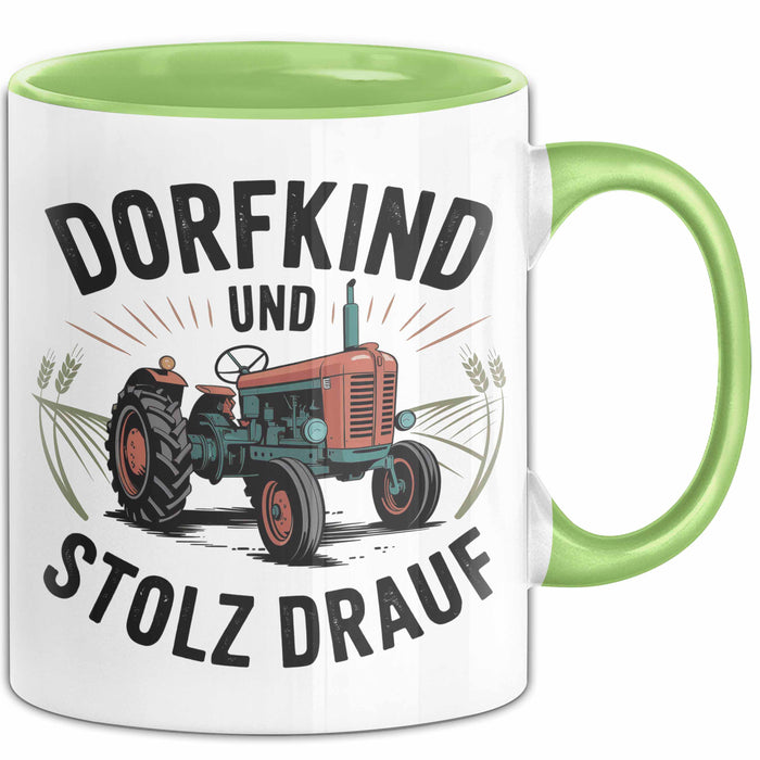 Landwirt Tasse Geschenk Lustige Geschenkidee Spruch Grün Trendation