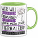 Tiermalerin Tasse Geschenk Spruch Wer Will Schon Prinzessin Sein Wenn Man Auch Tiermalerin Sein Kann Grün Trendation