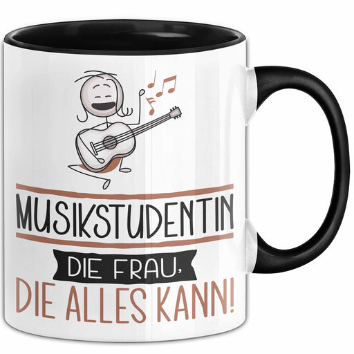 Musikstudentin Geschenk Tasse Becher Die Frau Die Allen Kann Geschenkidee für eine Musikstudentin Lustig Trendation