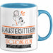Haustiersitterin Weil Es Keinen Schöneren Beruf Gibt Tasse Geschenk für Eine Haustiersitterin Lustig Blau Trendation