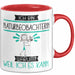 Naturbeobachterin Tasse Geschenk Ich Bin Naturbeobachterin Warum Weil Ich Es Kann Geschenkidee Geburtstag Rot Trendation