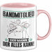 Bandmitglied Tasse Geschenk für Bandmitglied Der Mann Der Alles Kann Geschenkidee zum Geburtstag Rosa Trendation