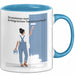 Schüler Abschluss Tasse Geschenk Lustige Geschenkidee Spruch Gratulation Zum Erfolgreichen Tapetenwechsel Blau Trendation
