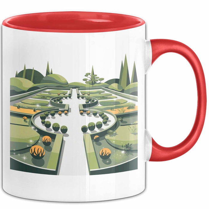 Landschaftsarchitekt Tasse Geschenk Lustige Geschenkidee Spruch Für Outdoor Designer Rot Trendation