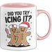 Sarkastische Weihnachtsfeier Tasse Geschenk Lustige Geschenkidee Spruch Hast Du Versucht Es Zu Kühlen Rosa Trendation