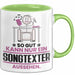 Songtexter Geschenk Tasse So Gut Kann Nur Ein Songtexter Aussehen Geschenkidee Kaffee-Becher Grün Trendation