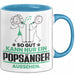 Popsänger Geschenk Tasse So Gut Kann Nur Ein Popsänger Aussehen Geschenkidee Kaffee-Becher Blau Trendation