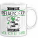 Influencerin Tasse Geschenk Ich Bin Influencerin Warum Weil Ich Es Kann Geschenkidee Geburtstag Weiß Trendation