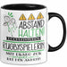 Rugbyspielerin Tasse Geschenk Lustig Abstand Halten Hochleistungs-Rugbyspielerin Mit Drang Zur Perfektion Bei Der Arbeit Trendation