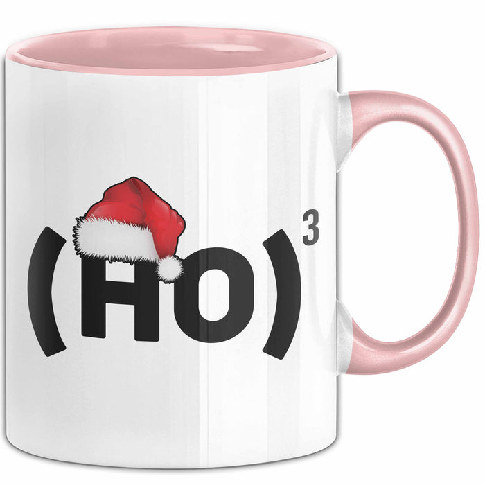 Chemielehrer Unterricht Tasse Geschenk Lustige Geschenkidee Spruch Ho Ho Ho Christmas Santa Rosa Trendation
