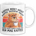 Bär Tierliebhaber Tasse Geschenk Lustige Geschenkidee Spruch Kaffee Redet Nicht Kaffee Jammert Nicht Weiß Trendation