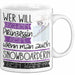 Snowboarderin Tasse Geschenk Spruch Wer Will Schon Prinzessin Sein Wenn Man Auch Snowboarderin Sein Kann Weiß Trendation