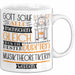 Musiktheoretikerin Geschenk Becher Tasse Gott Schuf Alle Menschen Gleich Nur Die Besten Durfeten Musiktheoretikerin Werden Geschenkidee Lustig Weiß Trendation