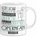 Opernfan Geschenk Becher Tasse Gott Schuf Alle Menschen Gleich Nur Die Besten Durfeten Opernfan Werden Geschenkidee Lustig Weiß Trendation