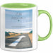 Büroarbeit Kollege Abschied Tasse Geschenk Lustige Geschenkidee Spruch Zum Abschied Alle Guten Wünsche Bereit Für Neue Abenteuer Grün Trendation