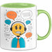 Call Center Mitarbeiter Tasse Geschenk Lustige Geschenkidee Spruch Für Kundenservice Helden Grün Trendation