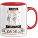 Rucksackreisende Tasse Geschenk Becher Stark Attraktiv Furchtlos Rucksackreisende Lustige Geschenkidee Rot Trendation