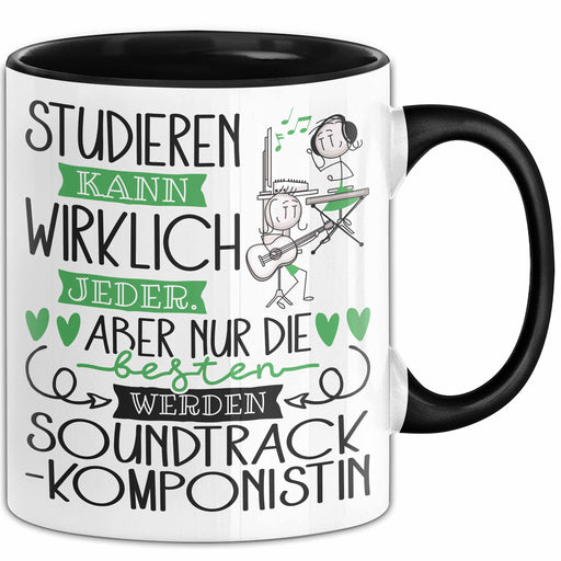 Soundtrack-Komponistin Tasse Lustiges Geschenk Studieren Kann Wirklich Jeder Nur Die Besten Werden Soundtrack-Komponistin Trendation