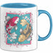 Koi-Fisch-Liebhaber Tasse Geschenk Koifische Blau Trendation