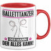Balletttänzer Tasse Geschenk für Balletttänzer Der Mann Der Alles Kann Geschenkidee zum Geburtstag Rot Trendation