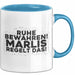 Marlis Tasse Ruhe Bewahren! Marlis Regelt Das! Geschenk Blau Trendation
