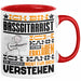 Bassgitarrist Geschenk Tasse Geschenkidee für Bassgitarrist Geburtstag Lustig Ich Bin Bassgitarrist Ich Kann Es Dir Erklären Aber Nicht Für Dich Verstehen Rot Trendation