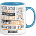 Musiktheoretikerin Geschenk Becher Tasse Gott Schuf Alle Menschen Gleich Nur Die Besten Durfeten Musiktheoretikerin Werden Geschenkidee Lustig Blau Trendation