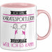 Karatesportlerin Tasse Geschenk Ich Bin Karatesportlerin Warum Weil Ich Es Kann Geschenkidee Geburtstag Rosa Trendation