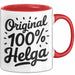 Helga Tasse Geschenk Original 100% Helga Geschenkidee Geburtstag Rot Trendation