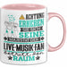 Live-Musik-Fan Geschenk Tasse Lustiger Spruch Erheben Sie Sich Der Live-Musik-Fan Betritt den Raum Rosa Trendation