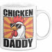 Huhn Tier Bauer Tasse Becher Geschenk Lustige Geschenkidee Spruch Hühnerpapa Weiß Trendation
