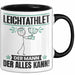 Leichtathlet Tasse Geschenk für Leichtathlet Der Mann Der Alles Kann Geschenkidee zum Geburtstag Trendation